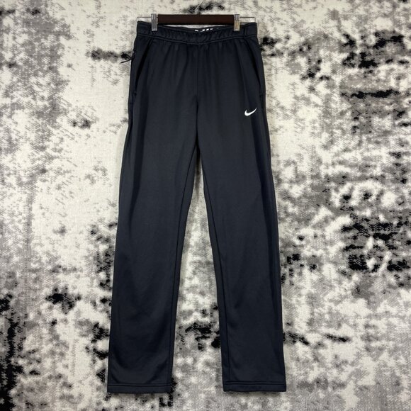 Nike Therma-Fit Sweatpants‎ Mens Size Small Black Training Athleisure - Picture 1 of 13